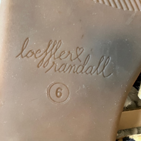 Loeffler Randall Leopard Print Slide Sandals - 6 - Picture 8 of 8